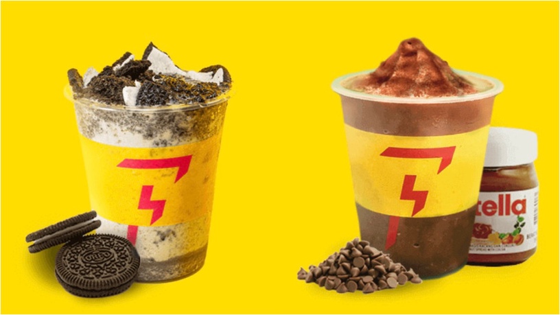 新加坡連鎖Flash Coffee台灣首店!喝得到檸檬氣泡咖啡、OREO牛奶冰,鮮黃店裝這天開幕