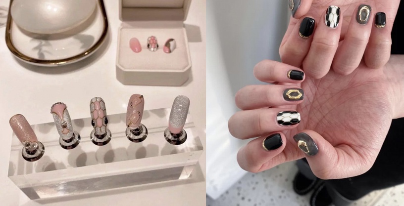 2021「精品美甲」圖鑑!CHANEL全白款超時髦、DIOR老花款質感爆棚,時尚迷必收藏