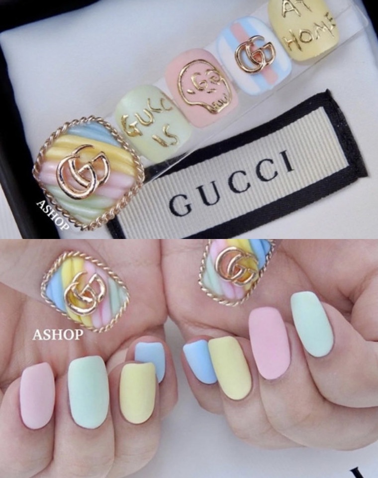 2021「精品美甲」圖鑑!CHANEL全白款超時髦、DIOR老花款質感爆棚,時尚迷必收藏