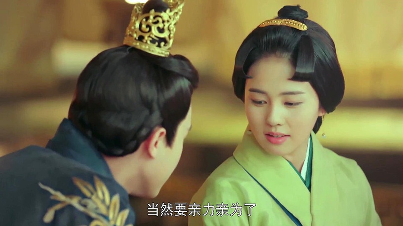白鹿古裝造型7:白鹿 飾演《大王不容易》妲喜