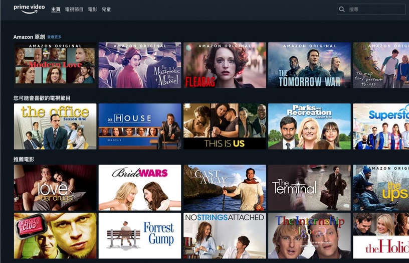 影音串流平台推薦7:Amazon Prime Video