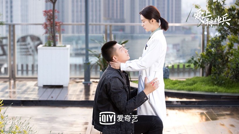 2021愛奇藝「陸劇熱度值」TOP 4:《愛上特種兵》熱度值9064