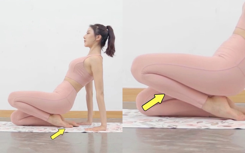 瘦小腿肌先練足底施力!正確「跪姿瘦小腿」動作詳解,一個動作讓小腿肌更纖細