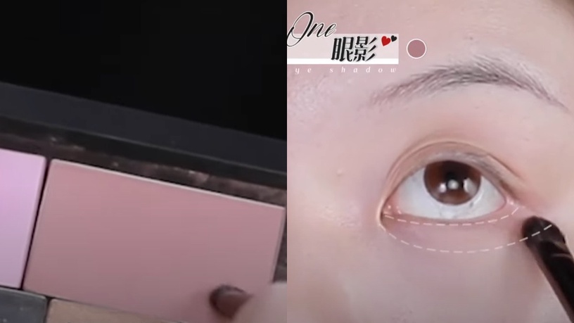 化妝師親授「趙麗穎仿妝」技巧!腮紅色「眼影下至」無辜感爆棚,圓臉這樣修容超顯瘦