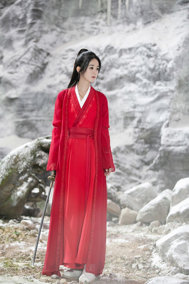 網評2021古裝劇「最美紅衣美人」TOP 5:趙麗穎 飾演《有翡》周翡