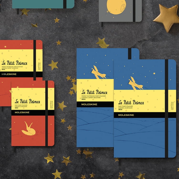 療癒系簡約風格手帳推薦3:MOLESKINE-限定小王子日記手帳