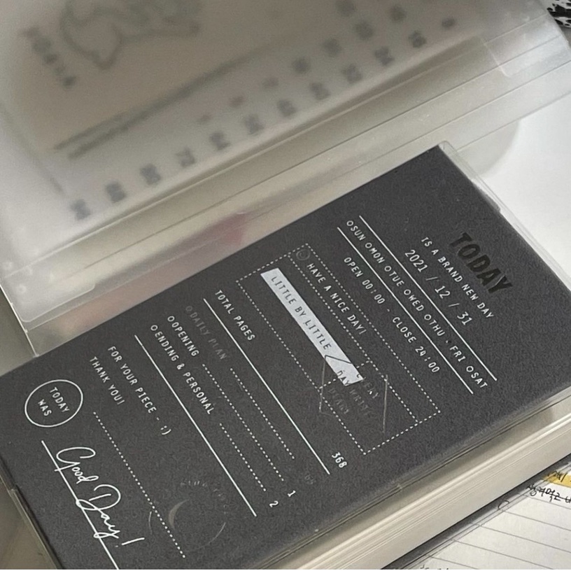 療癒系簡約風格手帳推薦8:7321 design-TODAY