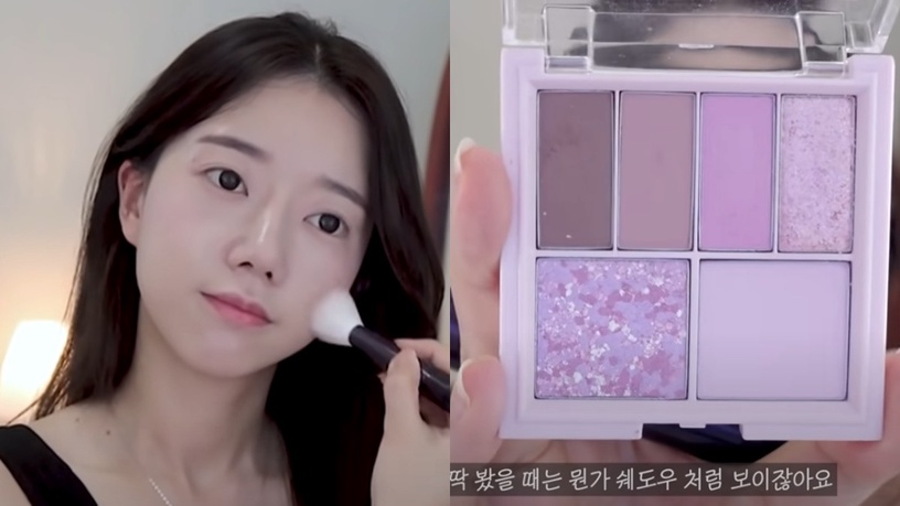 《換乘戀愛》普賢「少女純欲妝」教學!紫色腮紅、甜美花瓣唇是重點,同款彩妝品大公開