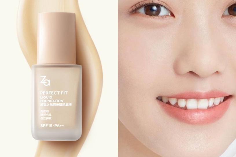 2021秋季底妝:Za 超磁久無瑕美肌粉底液,NT380