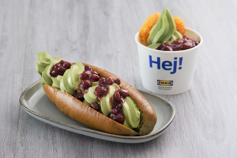 IKEA「抹茶冰淇淋冰狗」超誘人、搭配迷你鯛魚燒更過癮!IKEA「宇治金時」系列新登場
