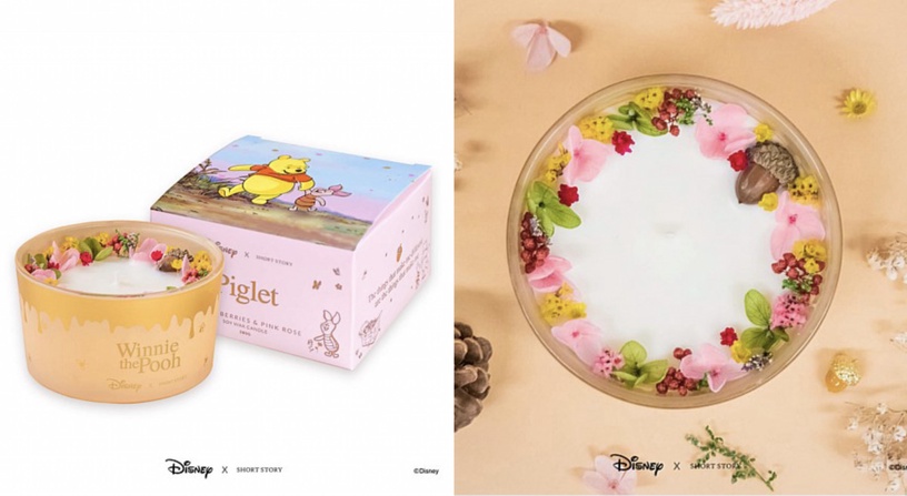 迪士尼「小熊維尼香氛蠟燭」登場!永生花+蜂蜜香味超迷人,維尼控必收