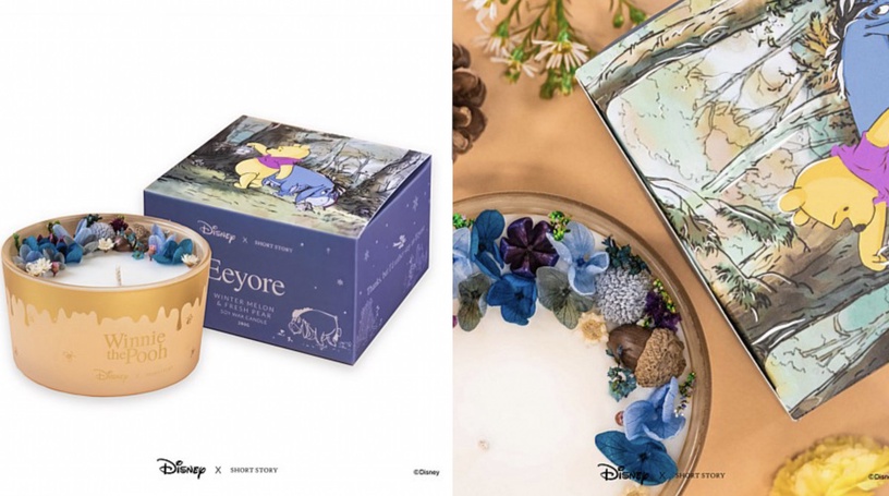 迪士尼「小熊維尼香氛蠟燭」登場!永生花+蜂蜜香味超迷人,維尼控必收