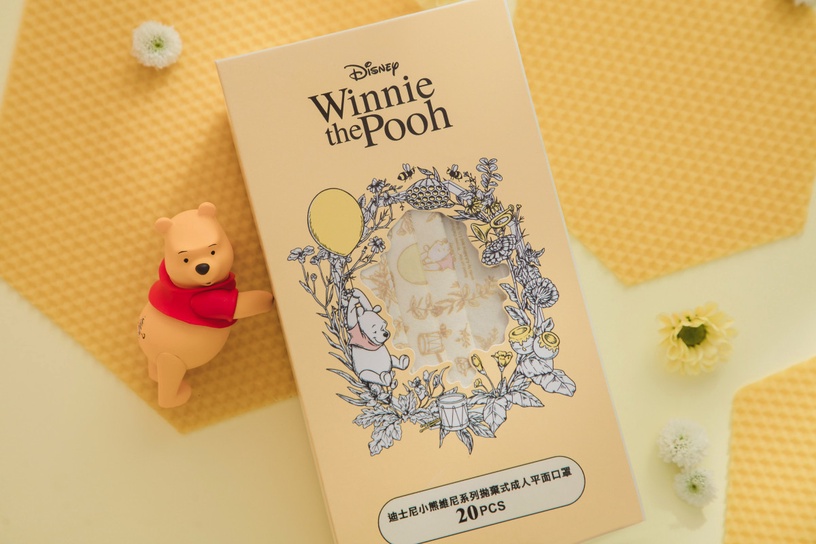 Grace gift推小熊維尼蜜糖仙境口罩「這天」開賣