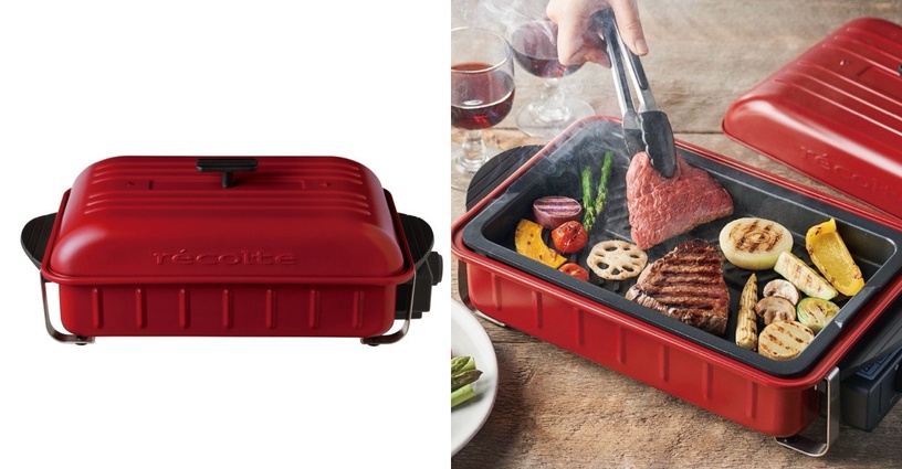 家用電烤爐評比推薦8:RECOLTE麗克特Home BBQ電燒烤盤,售價:$4990元