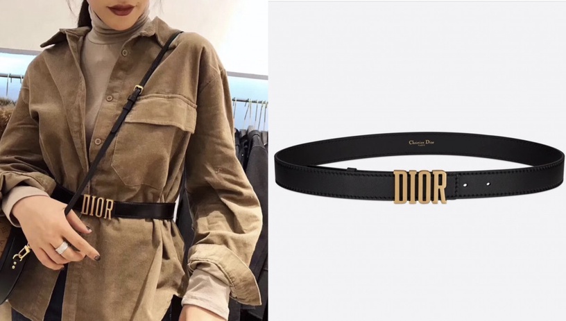 2021經典「精品皮帶」推薦:CELINE 小型TRIOMPHE腰帶,NT.13500