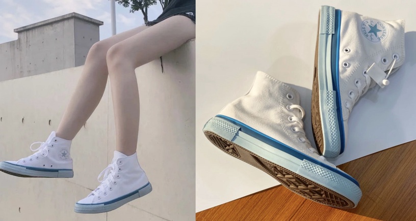 2021絕美「天空藍球鞋」推薦!Converse All star高筒美翻,Nike Dunk北卡藍超時髦!
