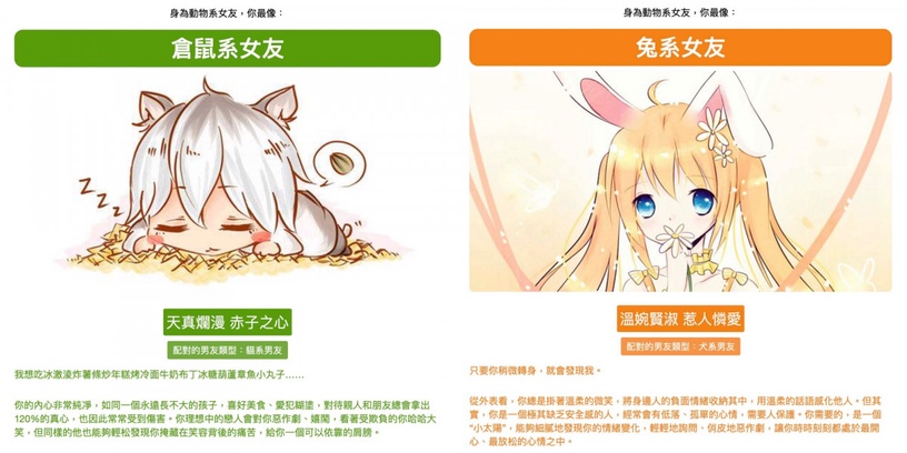 心理測驗:你是哪種動物系女友