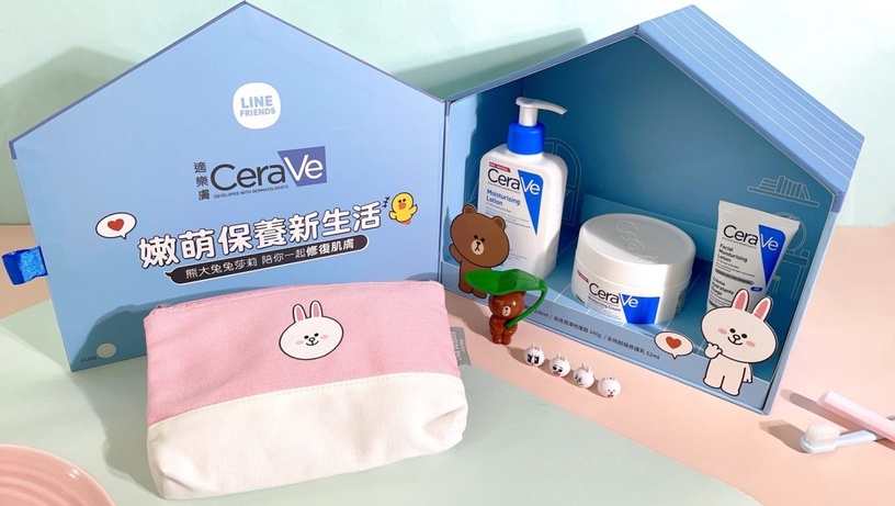 CeraVe適樂膚 LINEFRIENDS超萌限定禮盒