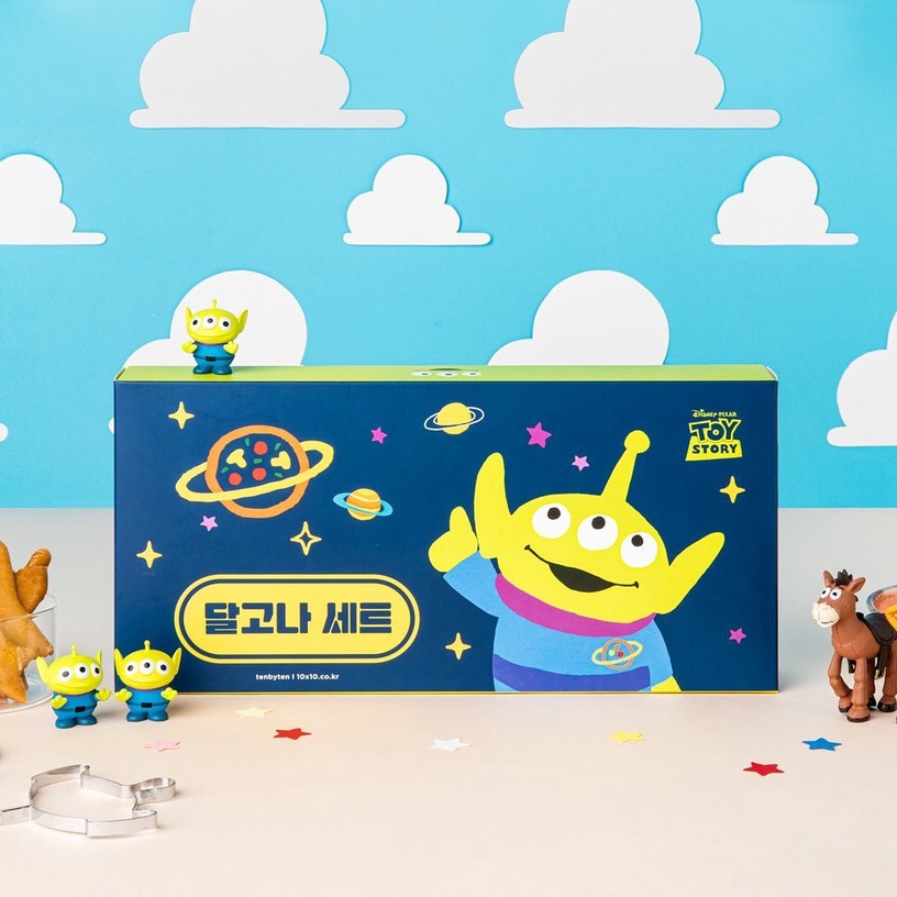 韓國10x10推出超可愛的「三眼怪椪糖DIY組」！
