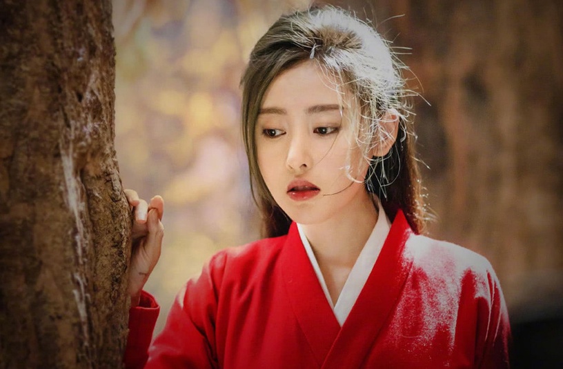 網評「最適合古裝紅衣」的女星TOP 6:張天愛