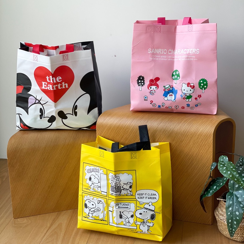 32元入手!7-11「Hello Kitty、迪士尼、史努比購物袋」 新登場,銅板價就能輕鬆帶走