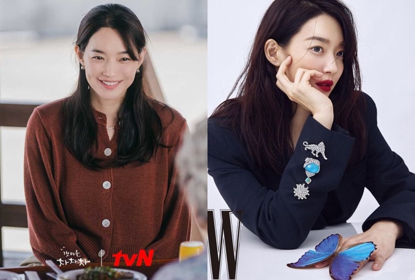 《海岸村恰恰恰》主演戲外造型對比!申敏兒戲外更美豔,華貞反差超大,坎離奶奶年輕是大美女