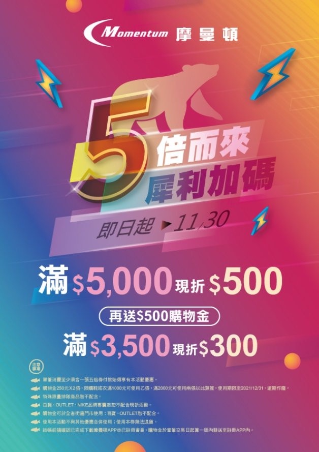 五倍券「運動品牌」店家超值加碼優惠方案1:ABC Mart