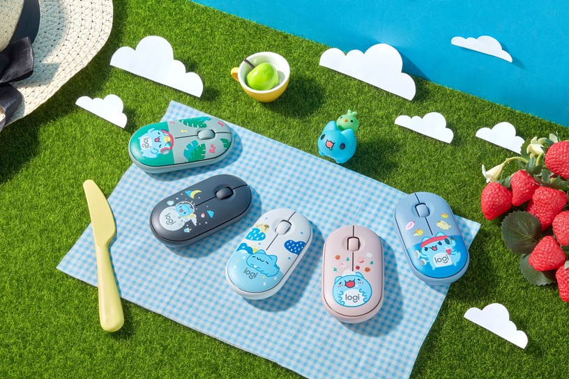 Logitech羅技「貓貓蟲咖波」聯名鍵盤+滑鼠上市!快跟療癒萌主一起耍廢!
