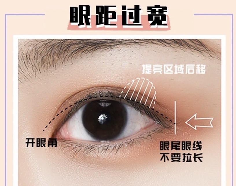 眼距寬怎麼辦?化妝師親授「寬眼距化妝技巧」眼窩修容是關鍵,亮片色這樣上視覺更集中