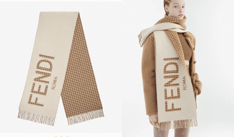 2021秋冬「精品LOGO圍巾」推薦:DIOR OBLIQUE 毛毯披肩,NT.56000