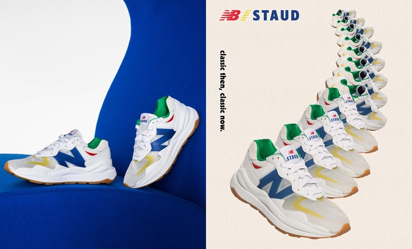 韓妞IG洗版球鞋再推新款!New Balance x STAUD 第四波聯名亮相,鮮豔復古配色超吸睛