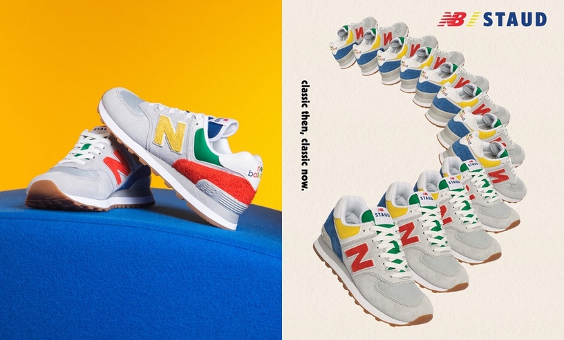 韓妞IG洗版球鞋再推新款!New Balance x STAUD 第四波聯名亮相,鮮豔復古配色超吸睛