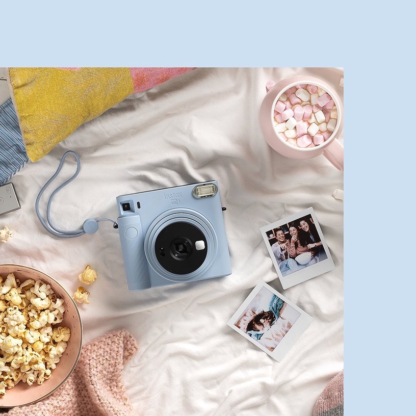 FUJIFILM「SQ1拍立得相機」夢幻推薦!復古方形底片+馬卡龍色系,奶茶色絕美必收