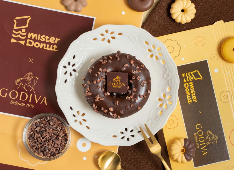 Mister Donut x GODIVA奢華巧克力季「這天」開賣