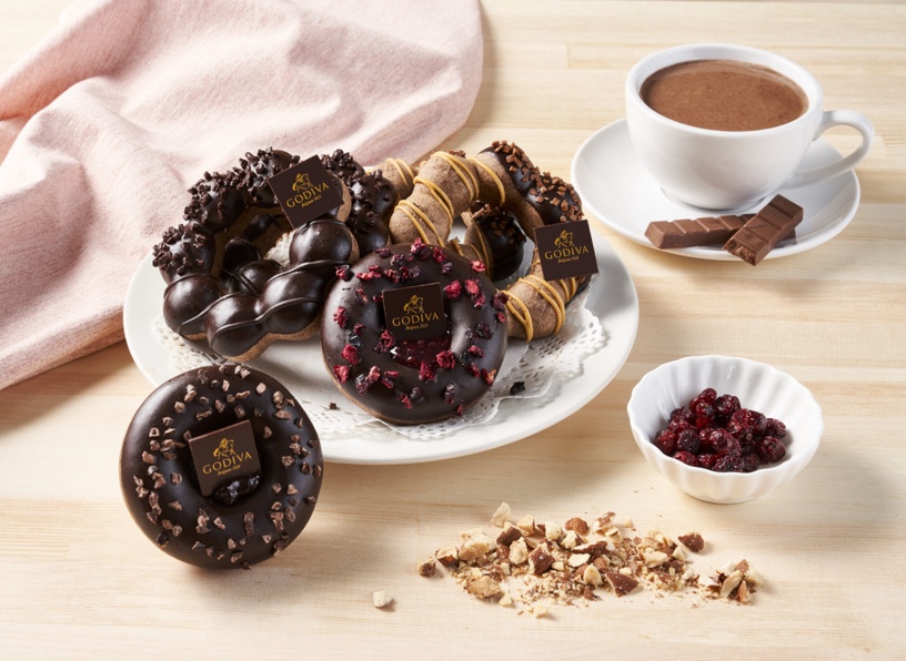 Mister Donut x GODIVA奢華巧克力季「這天」開賣