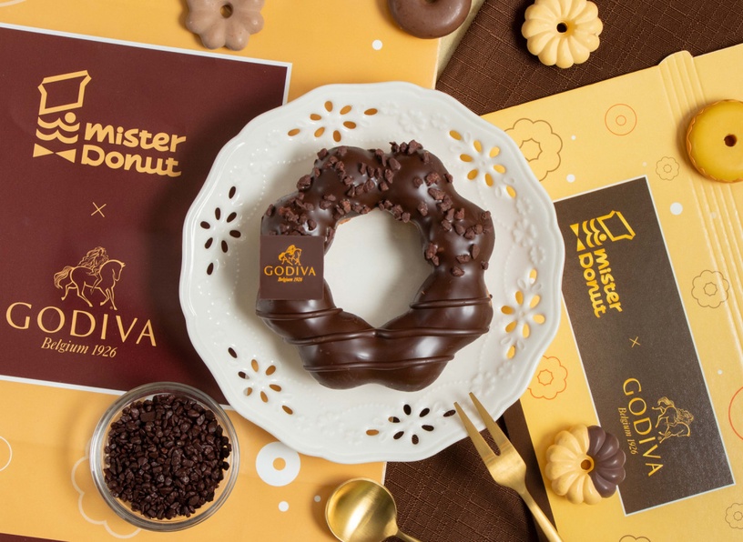 Mister Donut x GODIVA奢華巧克力季「這天」開賣