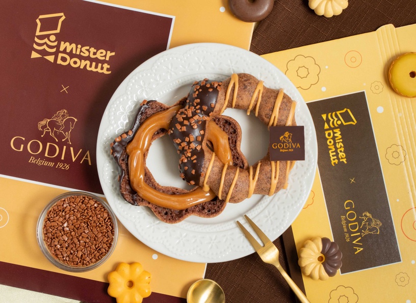 Mister Donut x GODIVA奢華巧克力季「這天」開賣