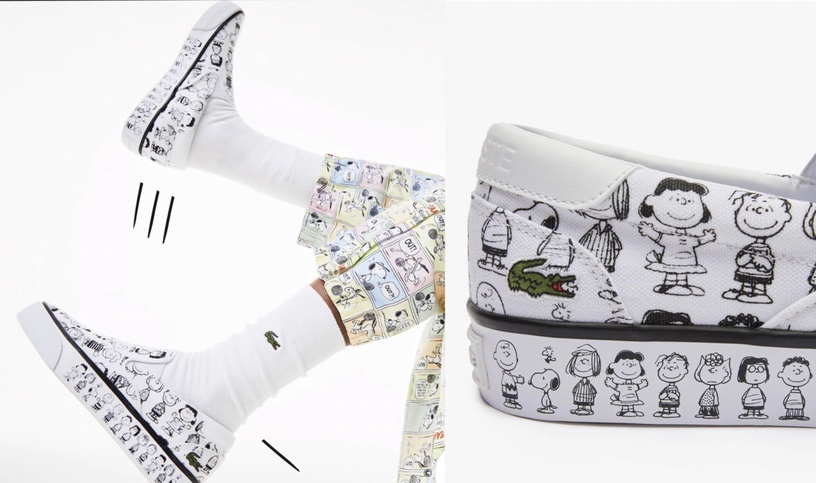 LACOSTE X PEANUTS 史努比聯名系列登場!雙色拼接帽T萌翻,印花相機包超生火