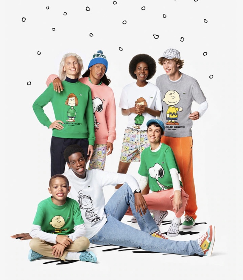 LACOSTE X PEANUTS 史努比聯名系列登場!雙色拼接帽T萌翻,印花相機包超生火