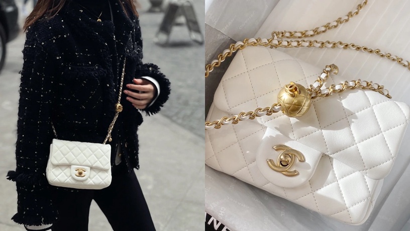 2021「白色精品包款」推薦,CELINE月餅包可愛爆表,Prada Galleria惠利、宣美都愛用!