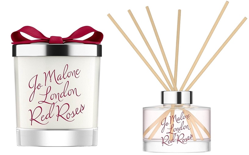 Jo Malone London Red Rose紅玫瑰 香氛蠟燭,200g/約NT2,550 Jo Malone London Red Rose紅玫瑰 居室擴香,165ml/約NT3,550