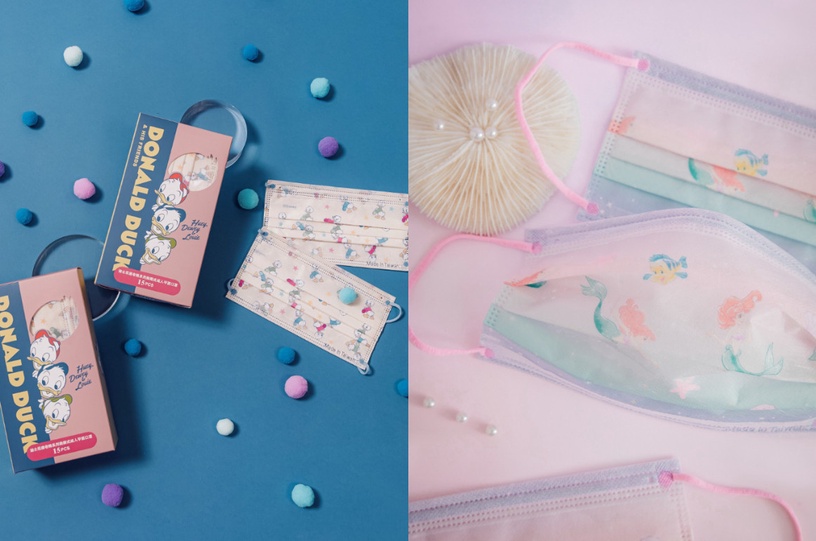 Grace Gift開賣小美人魚& 唐老鴨「姪子三兄弟」口罩