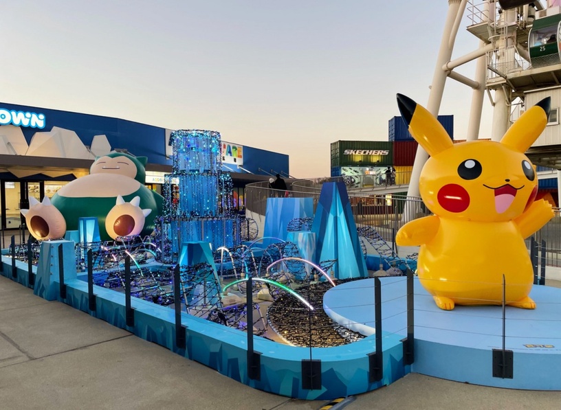 皮卡丘聖誕樹現身MITSUI OULET PARK!