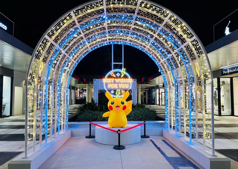 皮卡丘聖誕樹現身MITSUI OULET PARK!