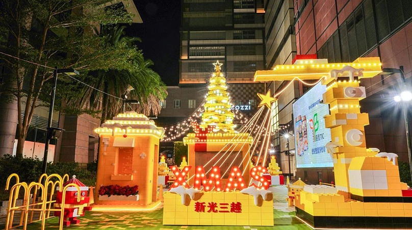 2021全台「聖誕景點」推薦7:台南星光三越台南新天地