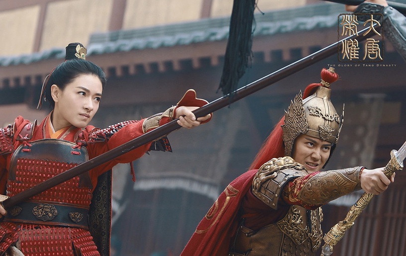網評古裝劇「最颯女將軍」TOP 9:萬茜 飾演《大唐榮耀》獨孤靖瑤