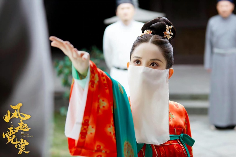 網評2021古裝劇最美「面紗美人」TOP 9:古力娜扎 飾演《風起霓裳》庫狄琉璃