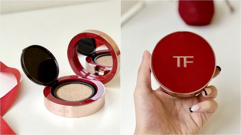 TOM FORD 2021 聖誕彩妝 LOST CHERRY限定版氣墊粉餅