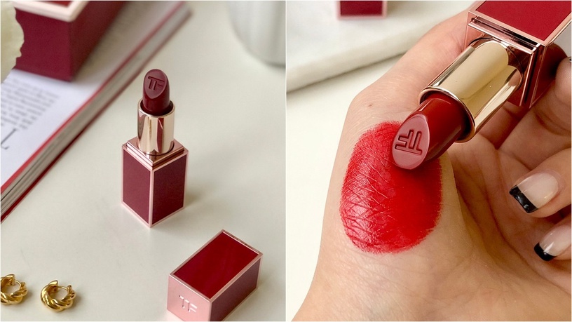 TOM FORD 2021聖誕彩妝 LOST CHERRY 高級訂製唇膏#SCARLET ROUGE