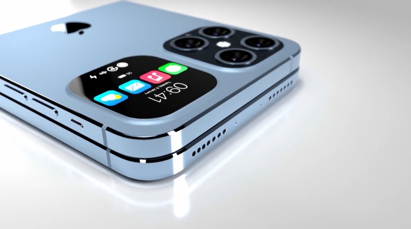 蘋果首款摺疊機iPhone Flip預測曝光!四眼怪鏡頭、背蓋螢幕登場,日落橘新色質感爆棚